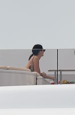 KENDALL JENNER in Swimsuit on a Yacht in Antibes 05/22/2017