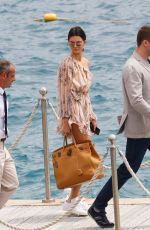 KENDALL JENNER Leaves Eden Roc in Cannes 05/22/2017