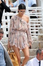 KENDALL JENNER Leaves Eden Roc in Cannes 05/22/2017