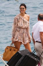 KENDALL JENNER Leaves Eden Roc in Cannes 05/22/2017