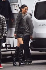 KENDALL JENNER on the Set of a Photoshoot at Chrysler Building in New York 05/04/2017