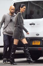 KENDALL JENNER on the Set of a Photoshoot at Chrysler Building in New York 05/04/2017