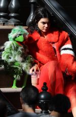 KENDALL JENNER on the Set of a Photoshoot for Love Magazine 05/02/2017