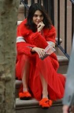 KENDALL JENNER on the Set of a Photoshoot for Love Magazine 05/02/2017