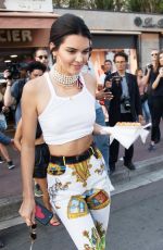 KENDALL JENNER Out and About in Cannes 05/24/2017