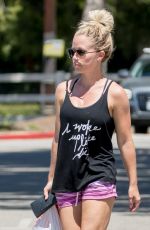 KENDRA WILKINSON in Shorts Out in Los Angeles 04/30/2017