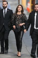KERI RUSSELL Arrives at Jimmy Kimmel Live in Hollywood 05/30/2017