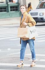 KERI RUSSELL Out Shopping in New York 05/12/2017
