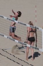KERRI WALSH JENNINGS in Bikini on the Beach in Los Angeles 05/22/2017