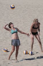 KERRI WALSH JENNINGS in Bikini on the Beach in Los Angeles 05/22/2017