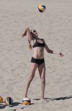 KERRI WALSH JENNINGS in Bikini on the Beach in Los Angeles 05/22/2017