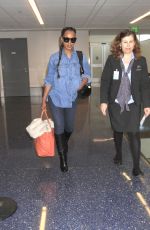 KERRY WASHINGTON at LAX Airport in Los Angeles 04/30/2017