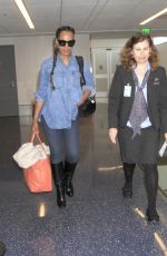 KERRY WASHINGTON at LAX Airport in Los Angeles 04/30/2017