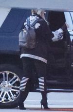 KHLOE KARDASHIAN Boarding a Private Plane in Los Angeles 05/14/2017