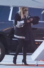 KHLOE KARDASHIAN Boarding a Private Plane in Los Angeles 05/14/2017