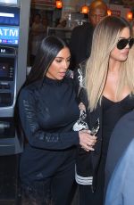 KIM and KHLOE KARDASHIAN at Joe