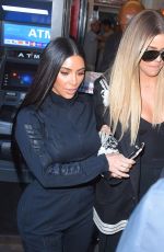 KIM and KHLOE KARDASHIAN at Joe