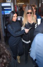 KIM and KHLOE KARDASHIAN at Joe