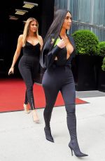 KIM and KHLOE KARDASHIAN Leaves Her Hotel in New York 05/15/2017