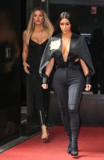 KIM and KHLOE KARDASHIAN Leaves Her Hotel in New York 05/15/2017