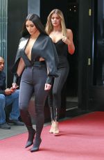 KIM and KHLOE KARDASHIAN Leaves Their Hotel in New York 05/15/2017