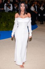 KIM KARDASHIAN at 2017 MET Gala in New York 05/01/2017