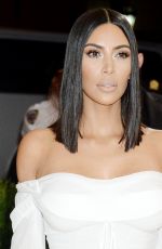 KIM KARDASHIAN at 2017 MET Gala in New York 05/01/2017