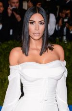 KIM KARDASHIAN at 2017 MET Gala in New York 05/01/2017