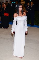 KIM KARDASHIAN at 2017 MET Gala in New York 05/01/2017