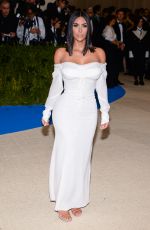 KIM KARDASHIAN at 2017 MET Gala in New York 05/01/2017