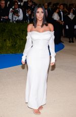 KIM KARDASHIAN at 2017 MET Gala in New York 05/01/2017