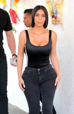 KIM KARDASHIAN Filming KUWTK at Casa Veaga in Los Angeles 05/05/2017