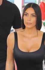 KIM KARDASHIAN Filming KUWTK at Casa Veaga in Los Angeles 05/05/2017