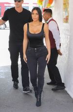KIM KARDASHIAN Filming KUWTK at Casa Veaga in Los Angeles 05/05/2017