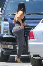 KIM KARDASHIAN on the Set of KUWTK in Los Angeles 05/04/2017