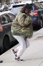 KIM KARDASHIAN Running in Her Apartment in New York 05/01/2017