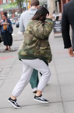 KIM KARDASHIAN Running in Her Apartment in New York 05/01/2017