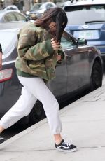 KIM KARDASHIAN Running in Her Apartment in New York 05/01/2017