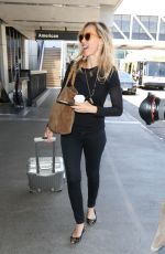 KIM RAVER at LAX Airport in Los Angeles 05/03/2017