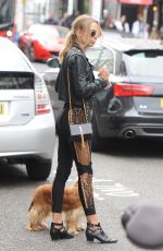 KIMBERLEY GARNER Walks Her Dog Out in London 05/13/2017