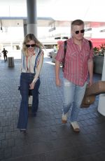 KIRTSEN DUNST at LAX Airport in Los Angeles 05/21/2017