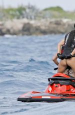 KOURTNEY KARDASHIAN in Swimsuit on a Yacht in Cannes 05/22/2017