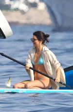 KOURTNEY KARDASHIAN and KENDALL JENNER in Bikinis on a Yacht in Antibes 05/25/2017