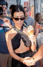 KOURTNEY KARDASHIAN at an Ice Cream Store in Cannes 05/24/2017