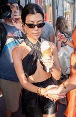 KOURTNEY KARDASHIAN at an Ice Cream Store in Cannes 05/24/2017