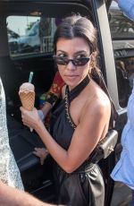 KOURTNEY KARDASHIAN at an Ice Cream Store in Cannes 05/24/2017