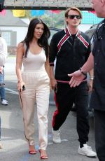 KOURTNEY KARDASHIAN Filming KUWTK at Casa Veaga in Los Angeles 05/05/2017