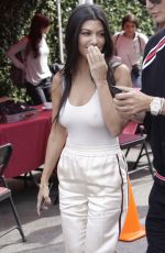 KOURTNEY KARDASHIAN Filming KUWTK at Casa Veaga in Los Angeles 05/05/2017