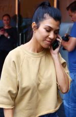 KOURTNEY KARDASHIAN in Ripped Jeans Out in Studio City 05/08/2017