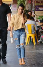 KOURTNEY KARDASHIAN in Ripped Jeans Out in Studio City 05/08/2017